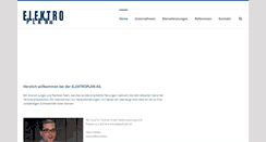 Desktop Screenshot of elektroplan-ag.ch